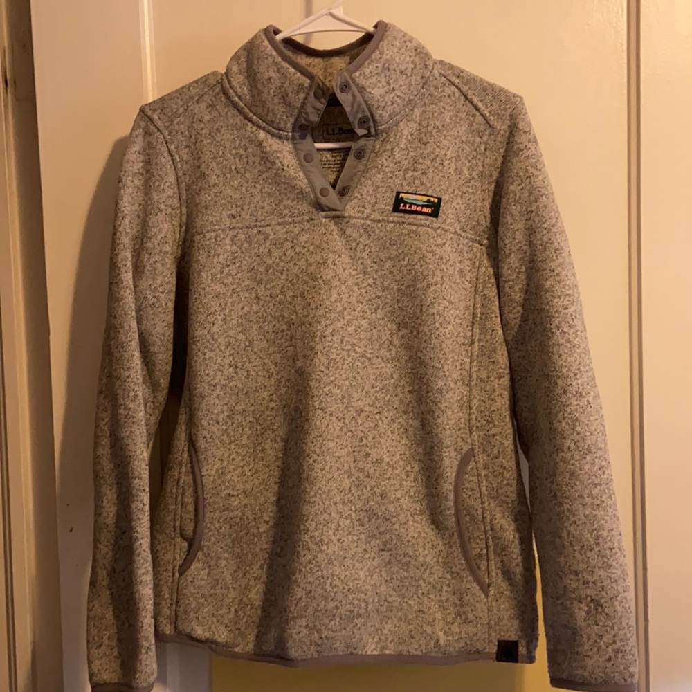 L.L.Bean gray pullover